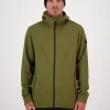 Arcadia Merino Fleece Hoody - Dark Olive