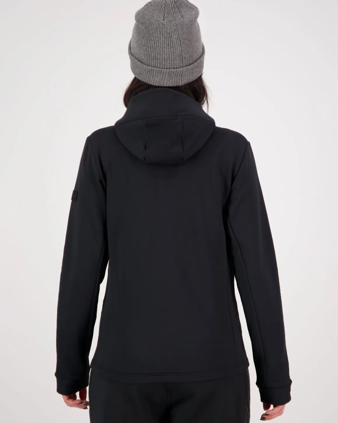 Arcadia Merino Fleece Hoody - Black