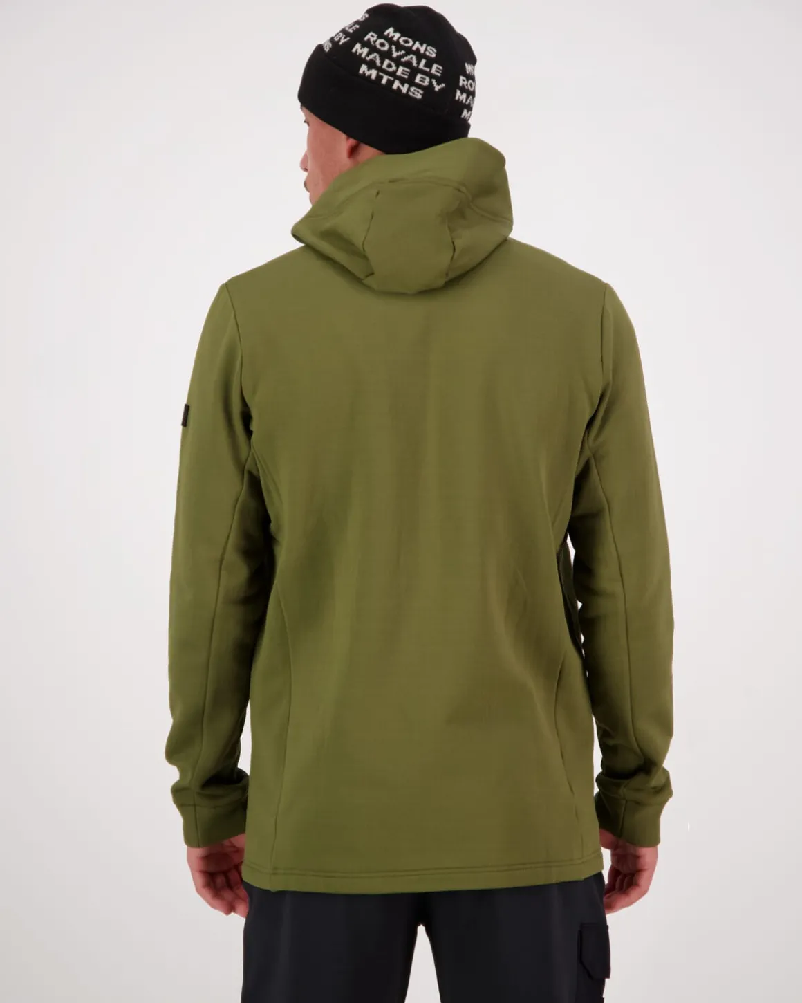 Arcadia Merino Fleece Hoody - Dark Olive