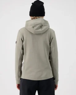 Arcadia Merino Fleece Hoody - Dried Sage