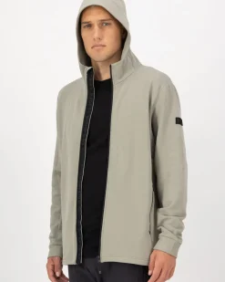Arcadia Merino Fleece Hoody - Dried Sage