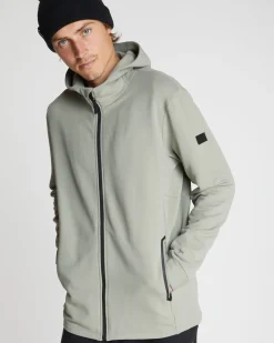 Arcadia Merino Fleece Hoody - Dried Sage