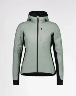 Arete Merino Insulated Hooded Jacket - Eucalyptus