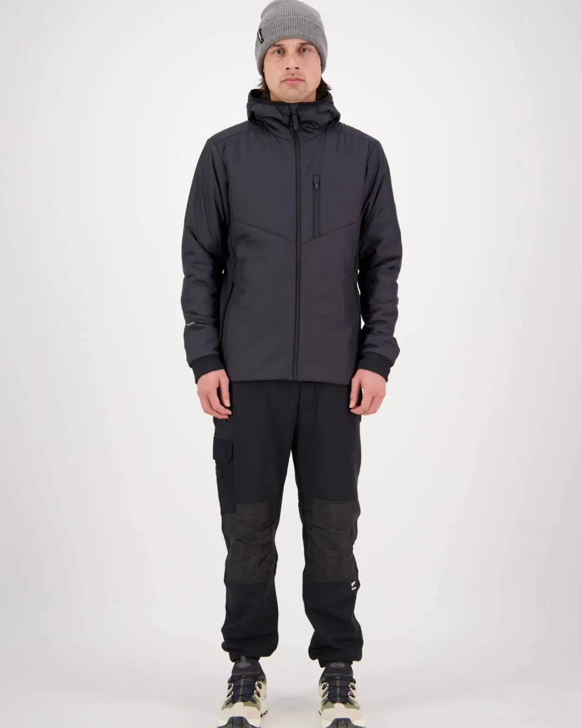Arete Merino Insulated Hooded Jacket - Black