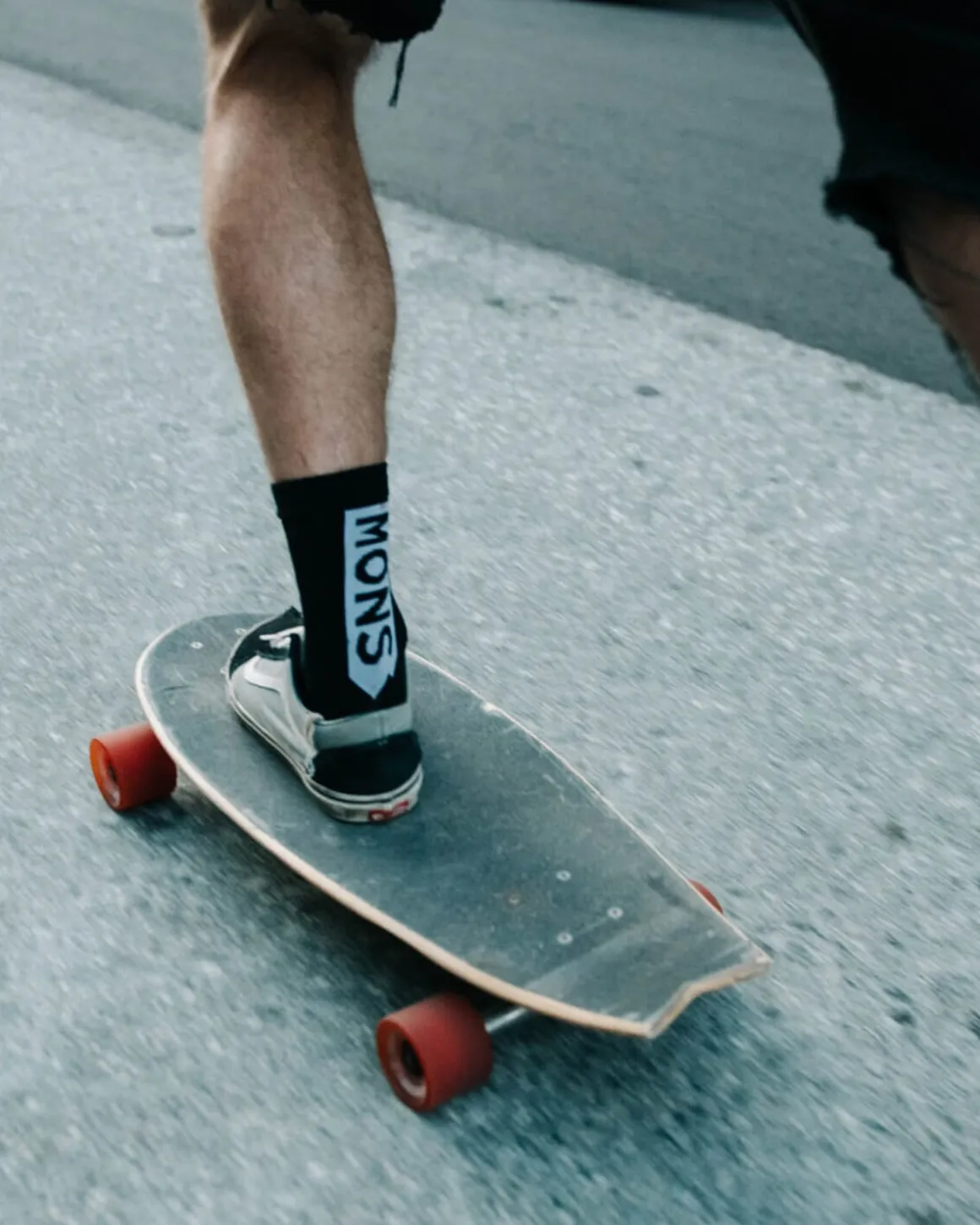 Atlas Merino Crew Sock - Black