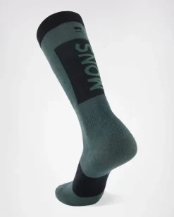 Atlas Merino Snow Sock - Burnt Sage