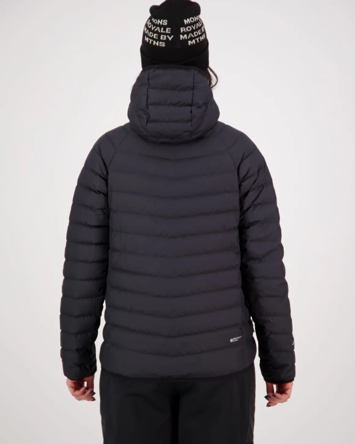Atmos Wool x Down Insulated Hood - Black