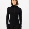 Bella Merino Long Sleeve Hood - Black