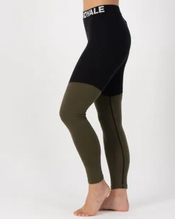 Cascade Merino Base Layer Legging - Dark Olive