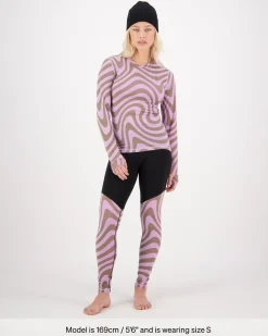 Cascade Merino Base Layer Legging - Blazing Trails