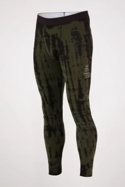 Cascade Merino Base Layer Legging - Olive Tie Dye