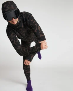 Cascade Merino Base Layer Long Sleeve - Signal Lost Cedar