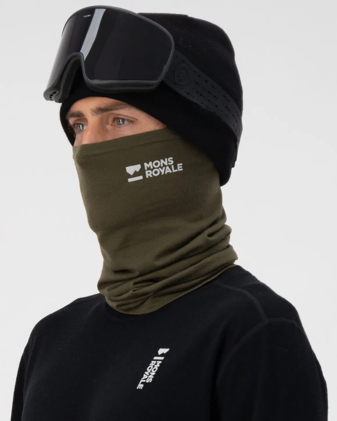 Daily Dose Merino Neckwarmer - Dark Olive