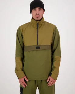 Decade Merino Fleece Pullover - Forest Floor