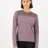 Diversion Merino Bike Jersey Long Sleeve - Mauve / Iron