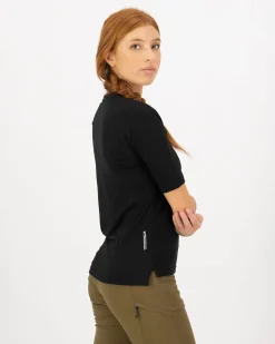 Diversion Merino Bike Jersey Short Sleeve - Black
