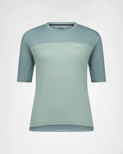 Diversion Merino Bike Jersey Short Sleeve - Dew / Desert Sage