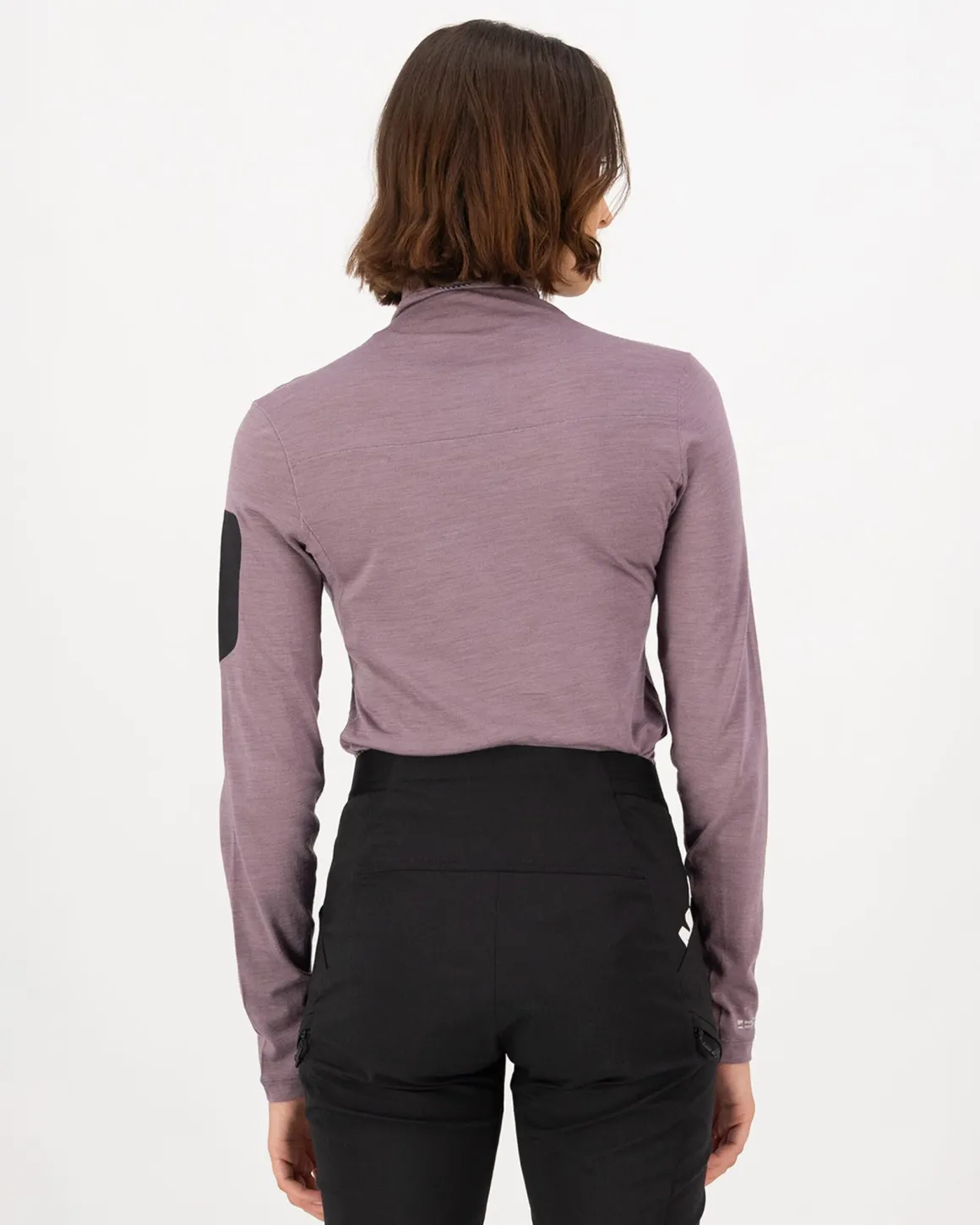 Diversion Merino Mock Neck Long Sleeve - Mauve