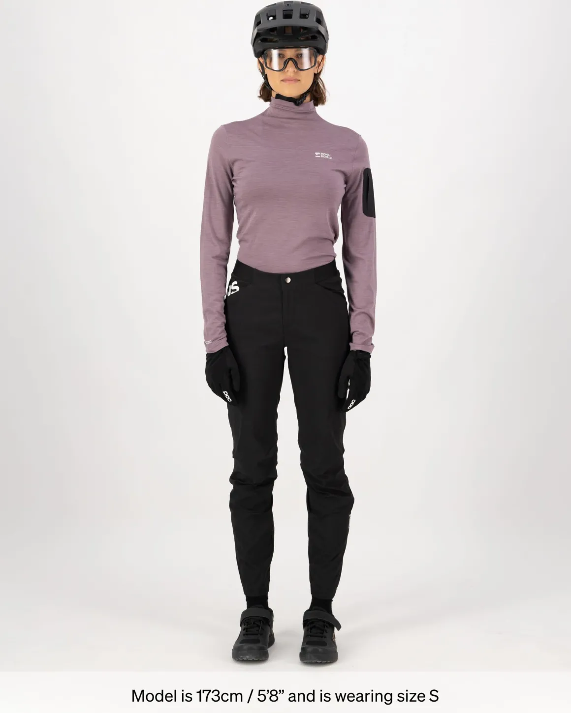 Diversion Merino Mock Neck Long Sleeve - Mauve