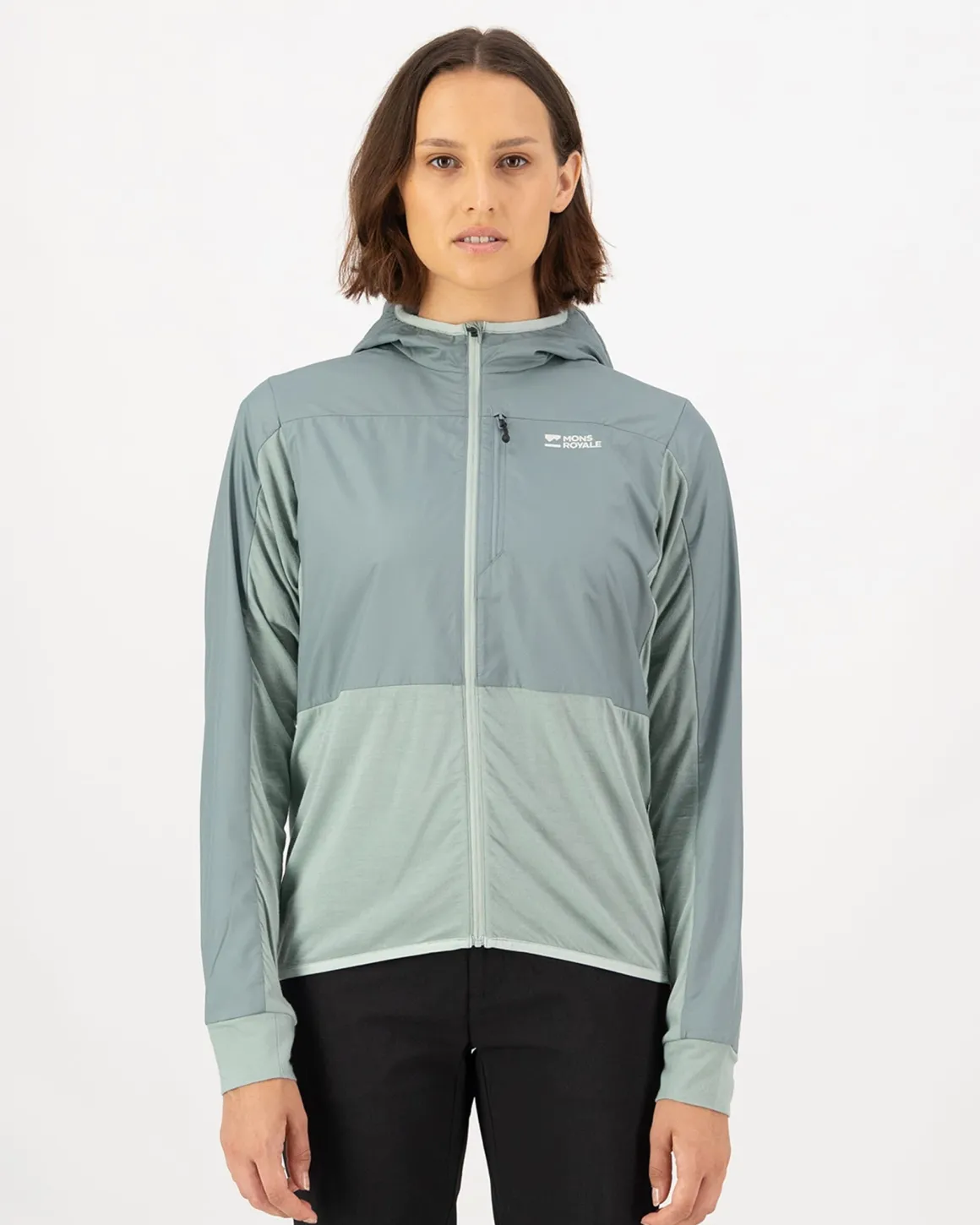 Diversion Merino Wind Jacket - Dew / Desert Sage