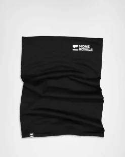 Double Up Merino Neckwarmer - Black