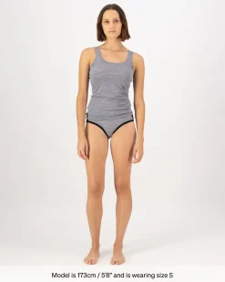 Folo Merino Tank - Grey Heather
