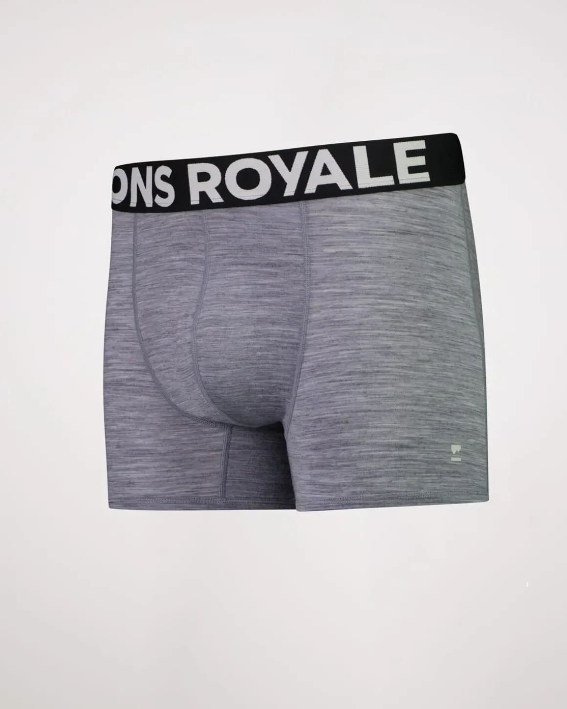 Hold 'em Shorty Merino Boxer - Grey Heather