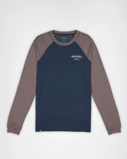 Icon Merino Raglan Long Sleeve - Midnight / Iron
