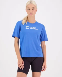 Icon Merino T-Shirt - Pop Blue