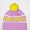 McCloud Pom Pom Merino Beanie - Orchid Sun