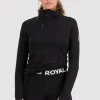 Olympus Merino Base Layer 1/2 Zip Long Sleeve - Black