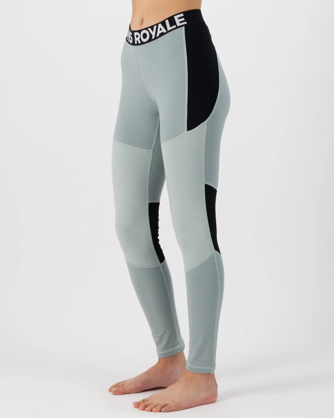 Olympus Merino Base Layer Legging - Glacier / Dew / Black