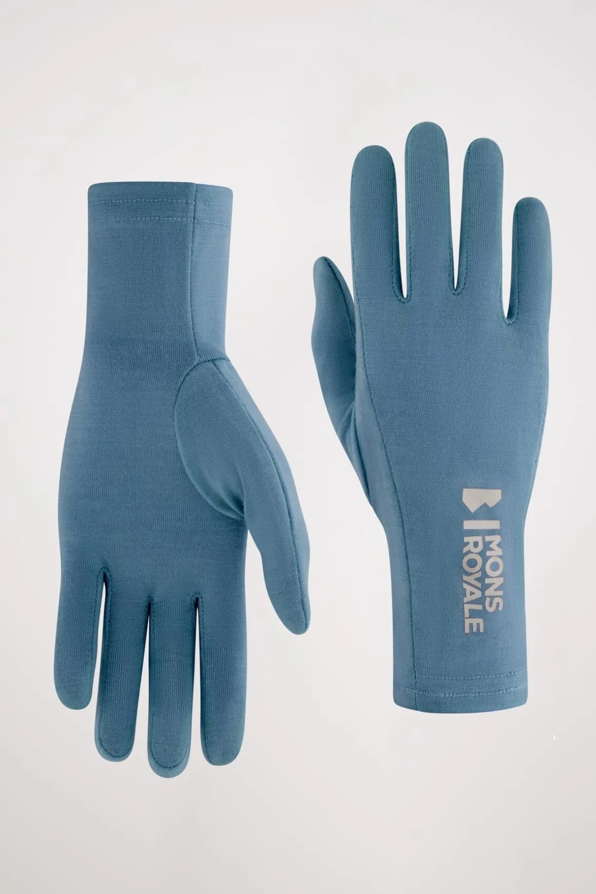 Olympus Merino Glove Liners - Blue Slate