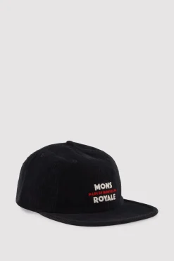 Roam Corduroy Cap - Black