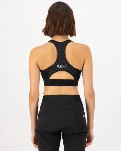 Stratos Merino Sports Bra - Black