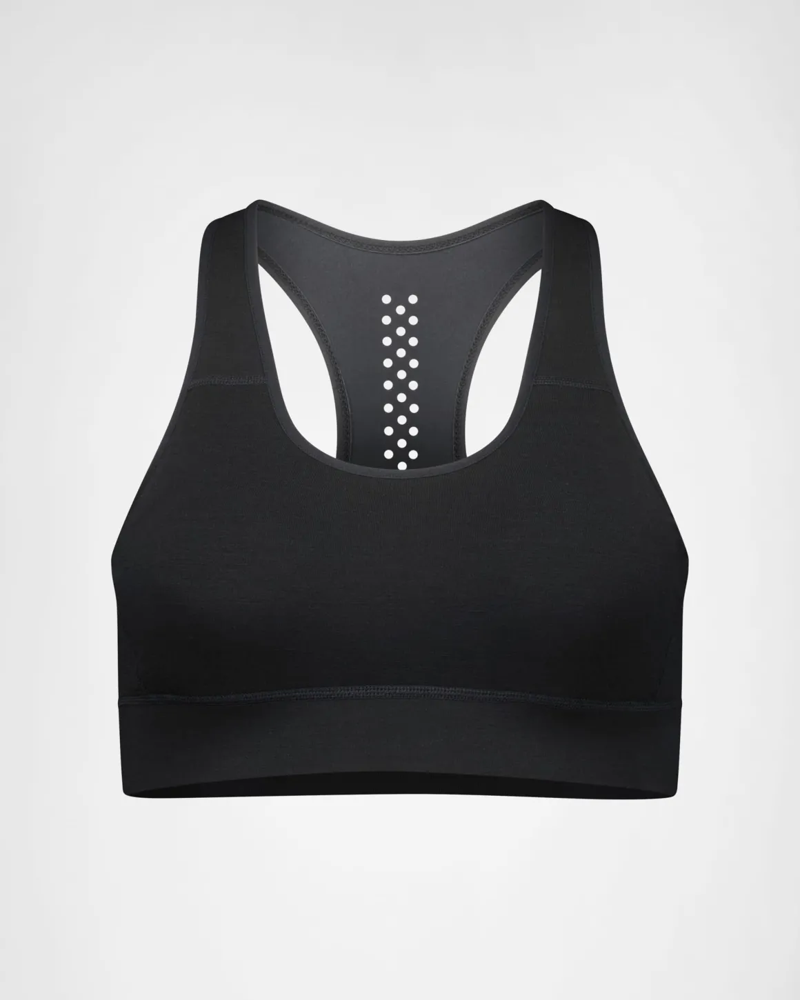 Stratos Merino Sports Bra - Black
