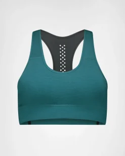 Stratos Merino Sports Bra - Abyss