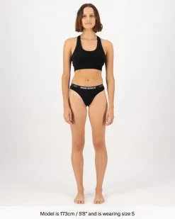 Stratos Merino Thong - Black