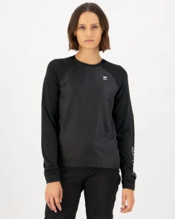 Tarn Merino Bike Wind Jersey - Black