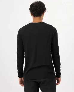Tarn Merino Bike Wind Jersey - Black