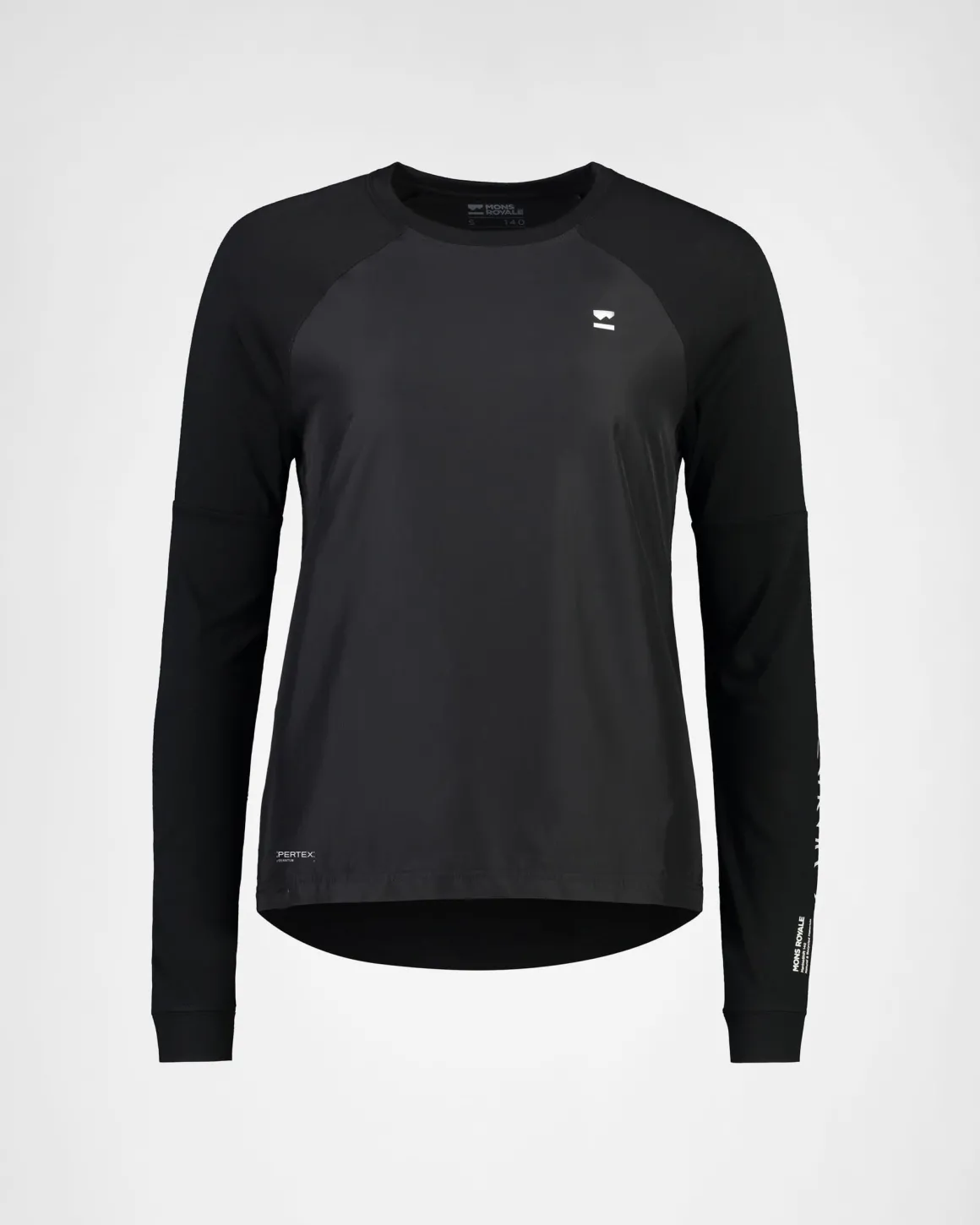 Tarn Merino Bike Wind Jersey - Black