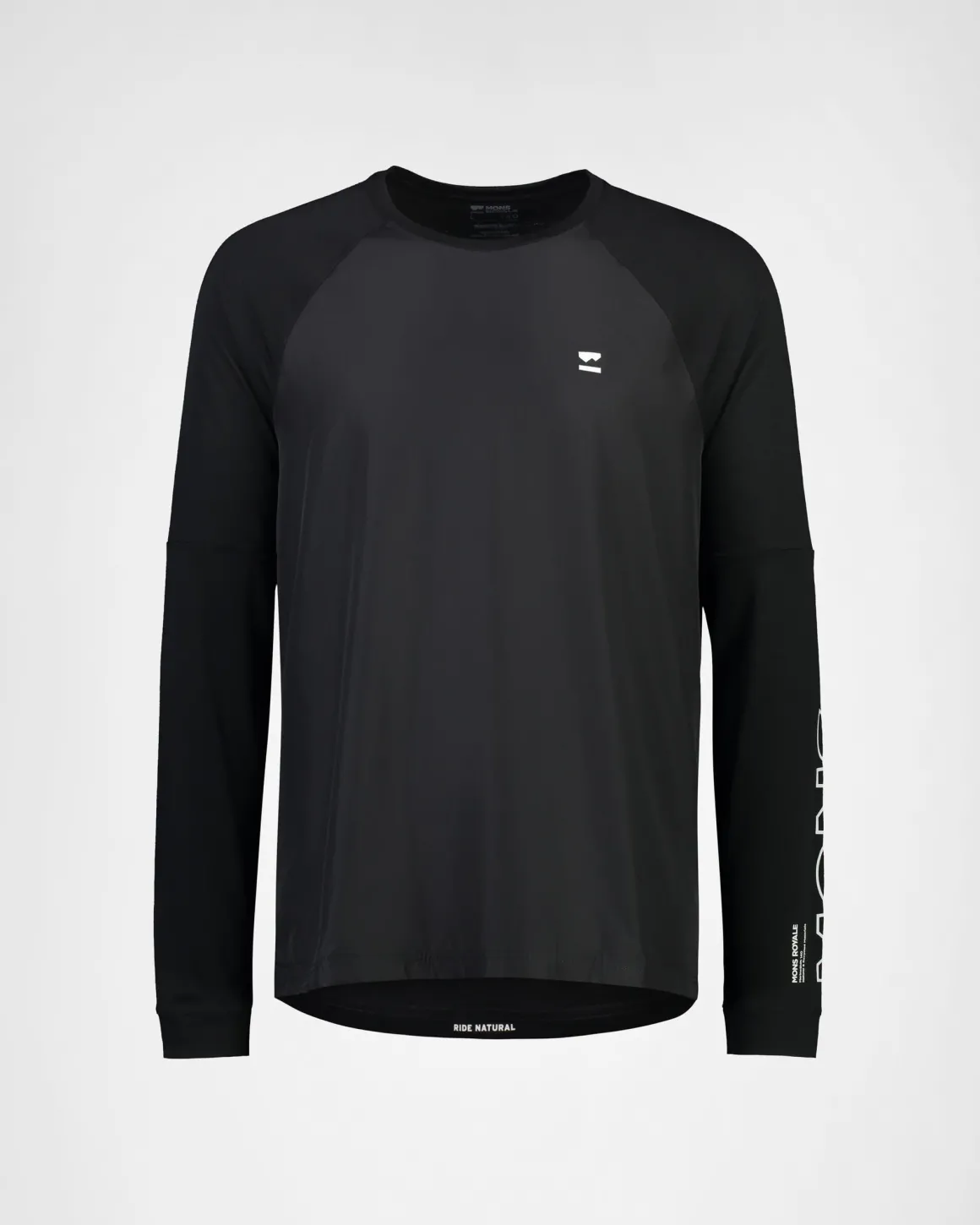 Tarn Merino Bike Wind Jersey - Black