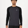 Tarn Merino Long Sleeve - 9 Iron / Black