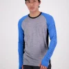 Temple Merino Long Sleeve - Blue Gravel