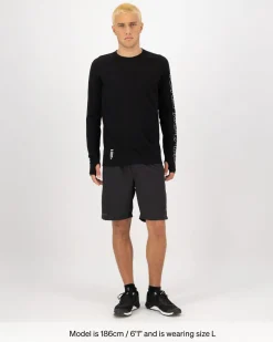Temple Merino Long Sleeve - Black