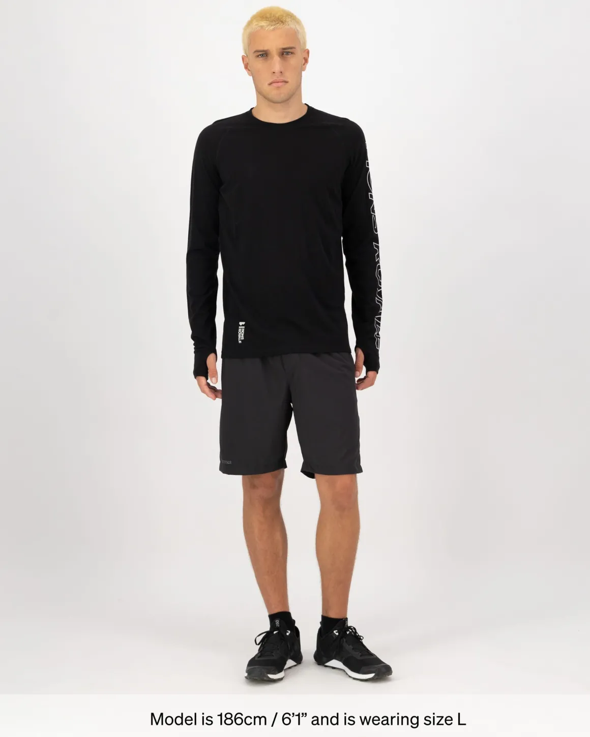 Temple Merino Long Sleeve - Black