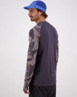 Temple Merino Long Sleeve - Shale / Fragments