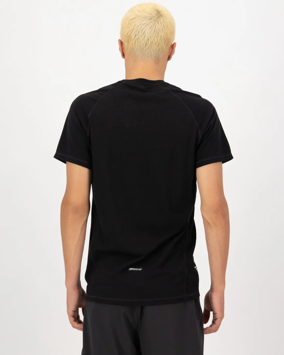 Temple Merino T-Shirt - Black
