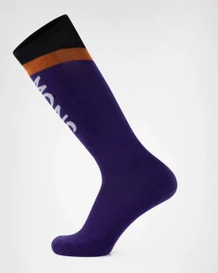 Ultra Cushion Merino Snow Sock - Violet