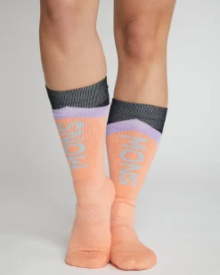 Ultra Cushion Merino Snow Sock - Punch